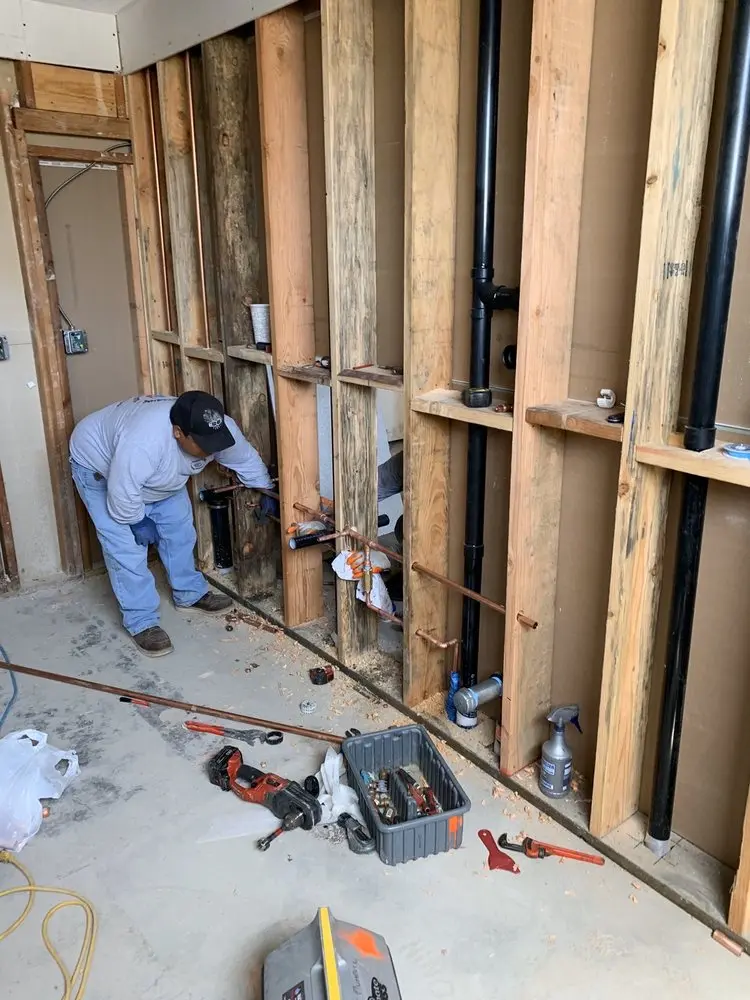 Commercial rough-in plumbing for Trenchless Sewer Repair in Lecompton